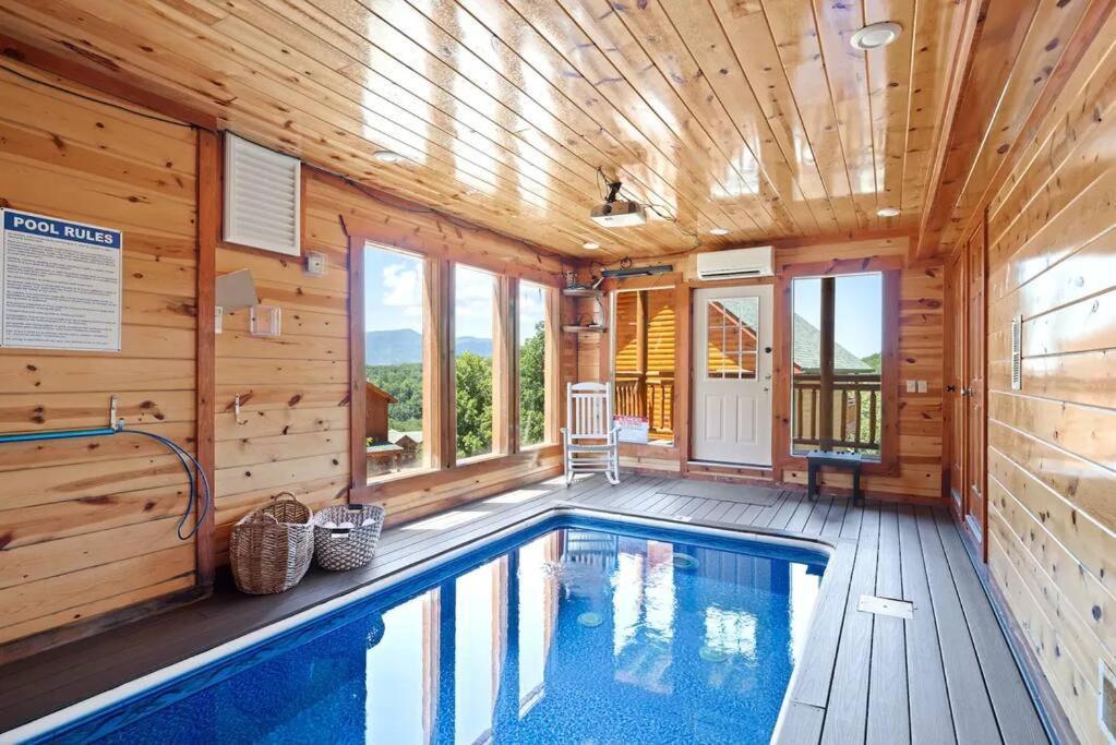 Heated Pool Hot Tub Game Room Mountain Views Sevierville Exterior photo